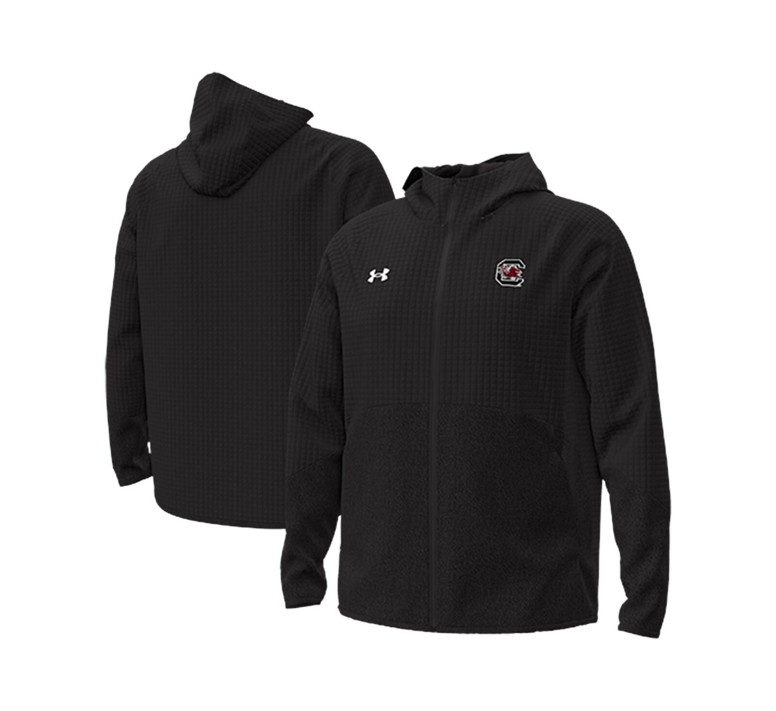 Under Armour Мужская куртка South Carolina Gamecocks Unstoppable Raglan, черная