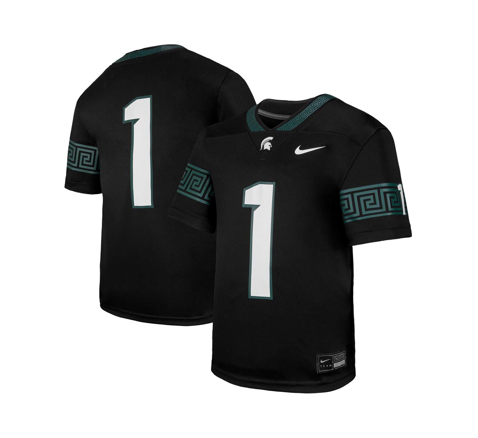 Детская джерси Nike Black Michigan State Spartans Untouchable Replica Game