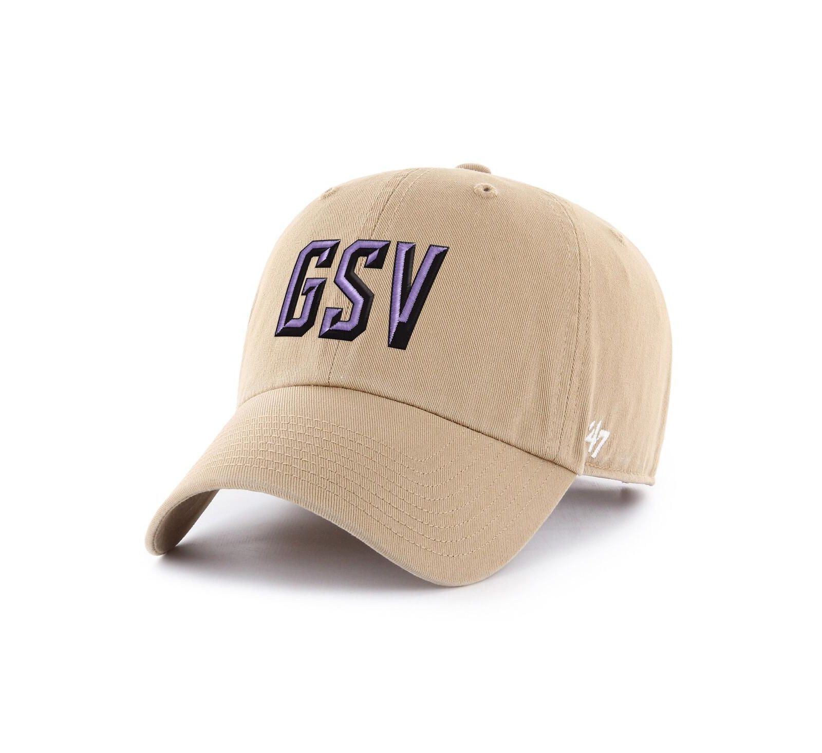 Кепка '47 Brand Khaki Golden State Valkyries Logo Clean Up Adjustable для мужчин и женщин
