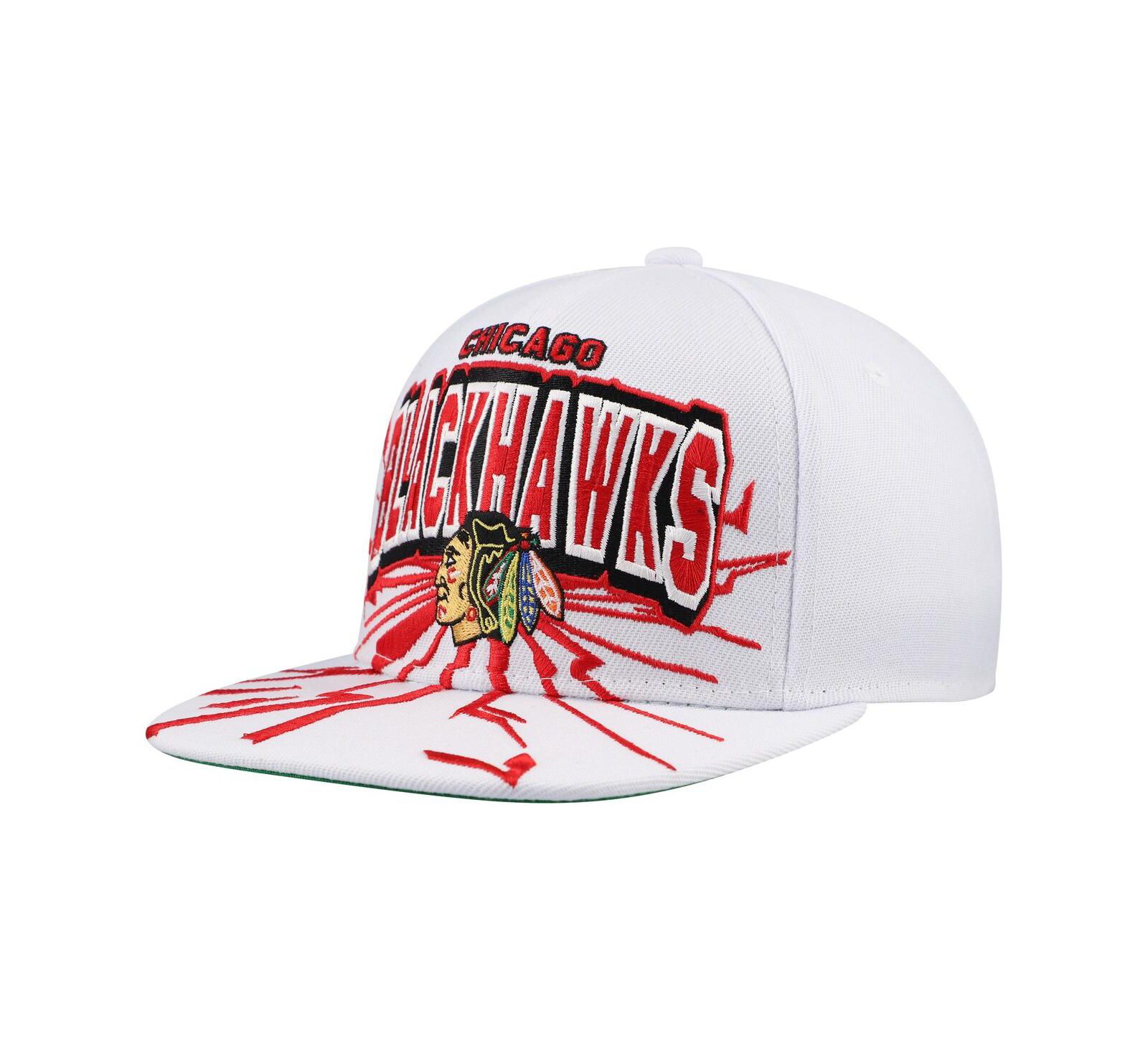Mitchell & Ness кепка snapback Chicago Blackhawks для мальчиков и девочек белая