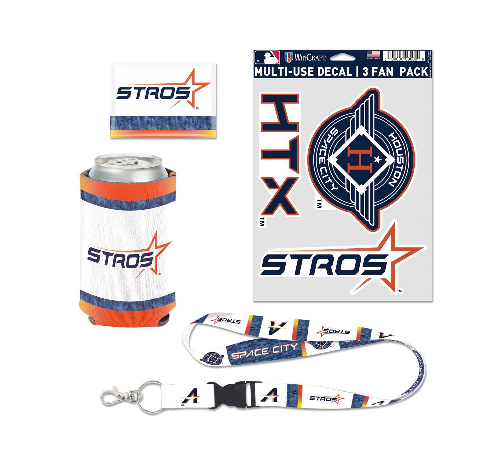 Набор фаната Wincraft Houston Astros 2025 City Connect, 4 предмета
