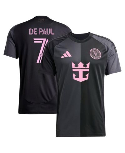 Мужская джерси Adidas Rodrigo De Paul Black Inter Miami CF 2025 The Fortitude Kit Replica