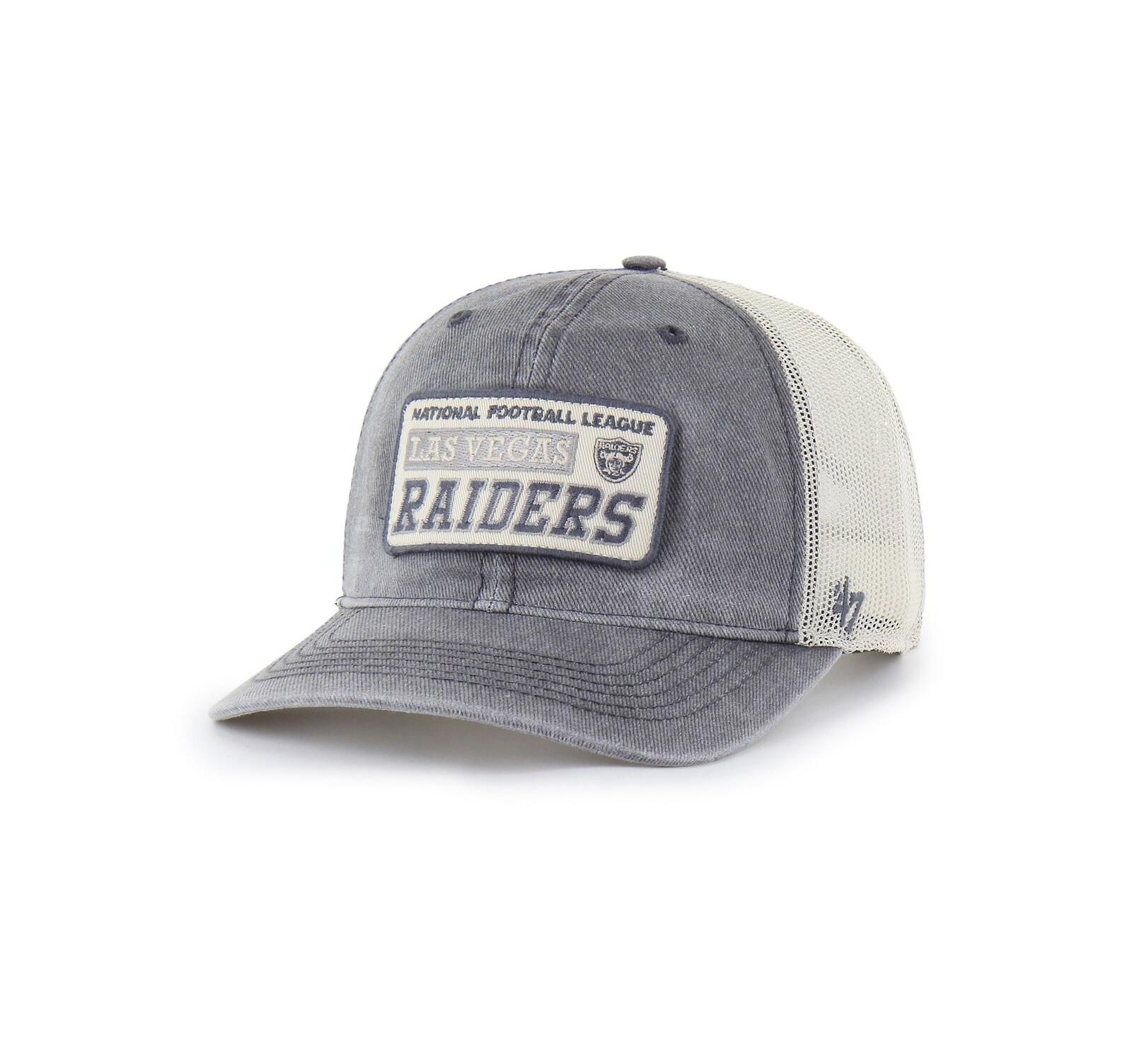 Мужская кепка '47 Brand Charcoal Las Vegas Raiders Trucker