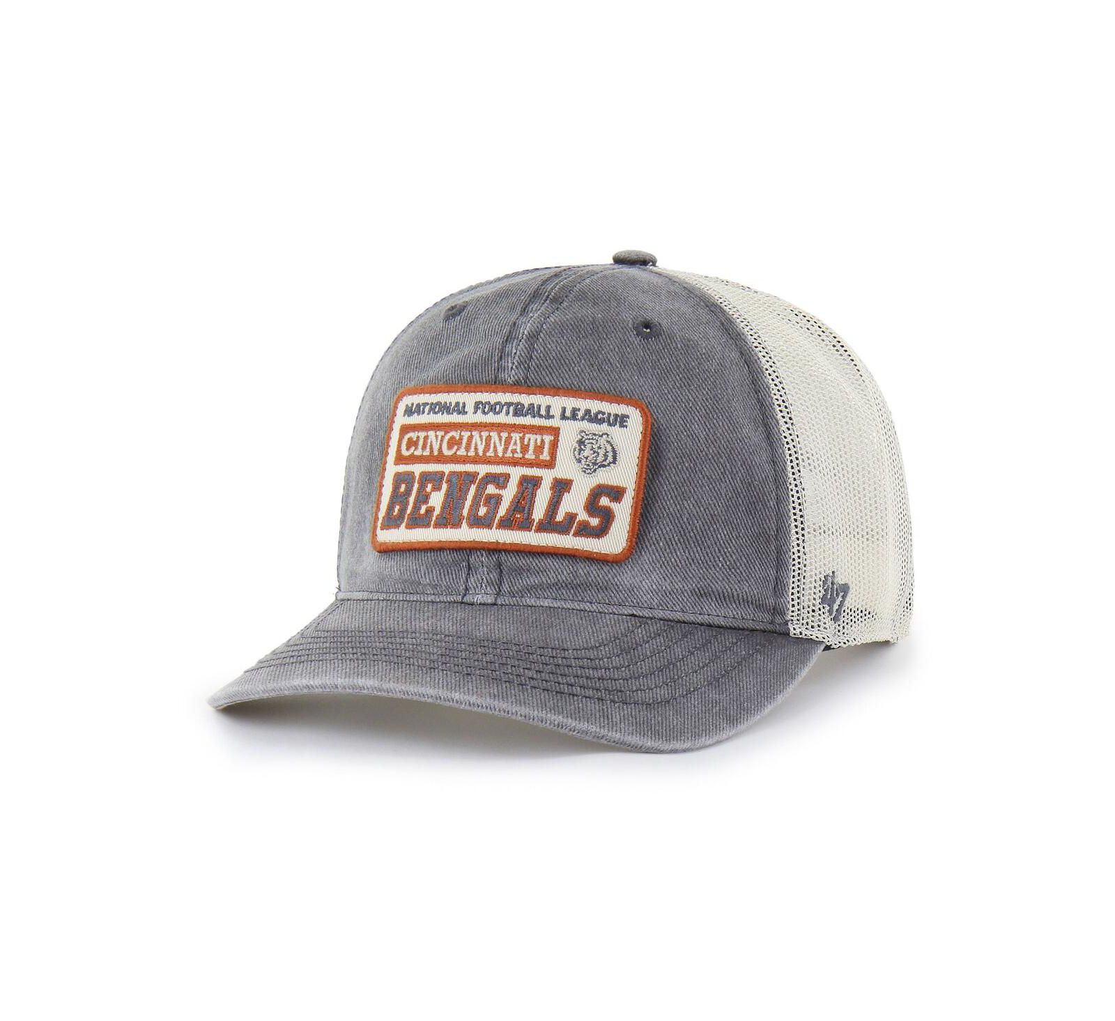 '47 Brand Мужская кепка Trucker Charcoal Cincinnati Bengals