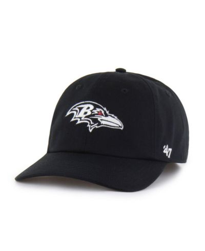 Кепка '47 Brand Men's Black Baltimore Ravens Foundational Franchise Fitted
