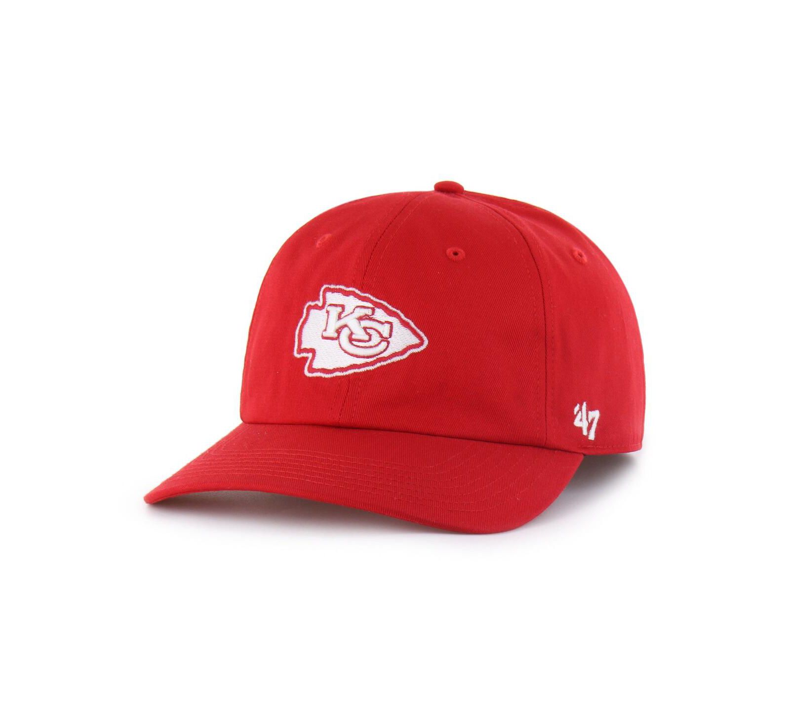 Мужская кепка '47 Brand Red Kansas City Chiefs Foundational Franchise Fitted