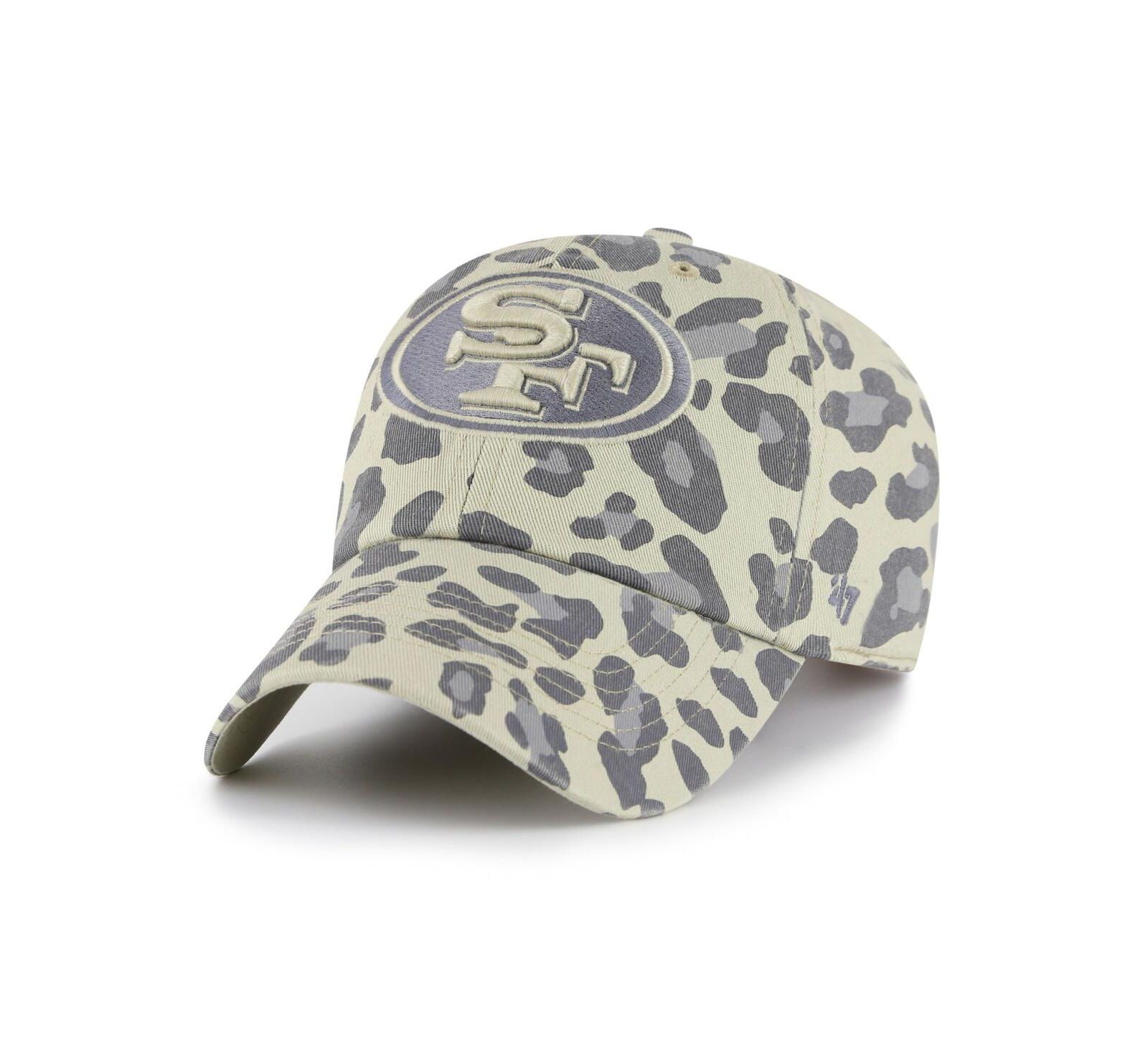 '47 Brand Women's Gray San Francisco 49ers Bagheera Clean Up Adjustable Hat