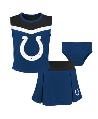 Outerstuff Девочка дошкольного возраста комплект чирлидерши Indianapolis Colts из 2 предметов с шортами