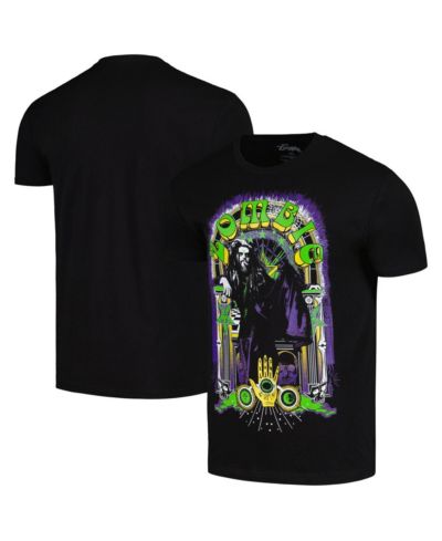 Global Merch Men's Black Rob Zombie Symbology Throne T-Shirt