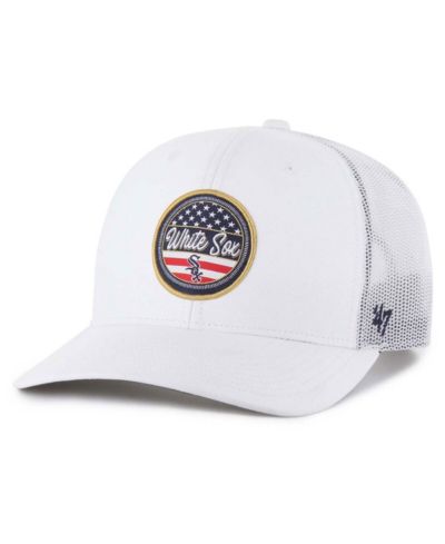 Мужская кепка '47 Brand White Chicago White Sox Trucker, белая