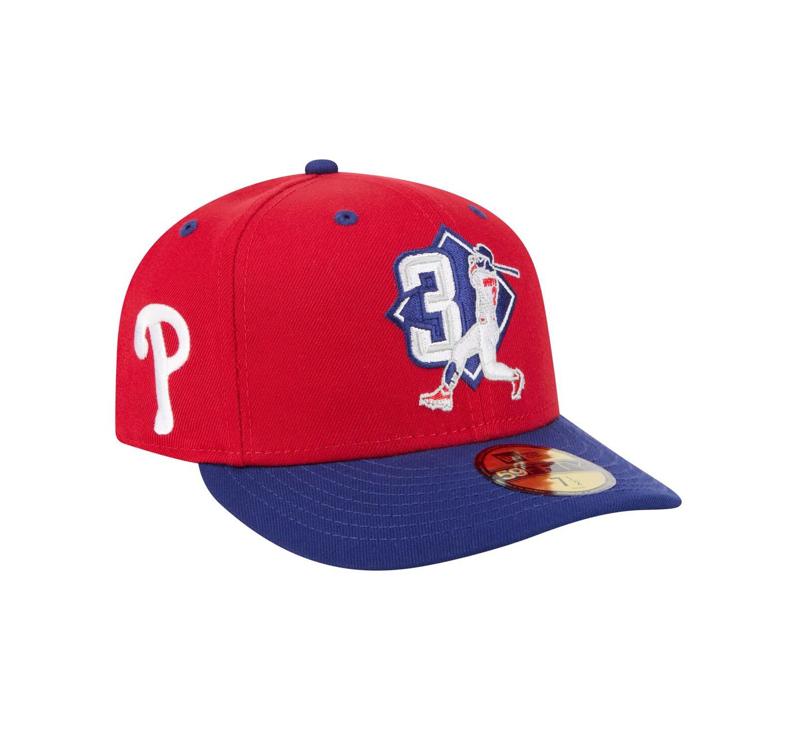 New Era Men's Bryce Harper Red Philadelphia Phillies 59FIFTY Fitted Hat