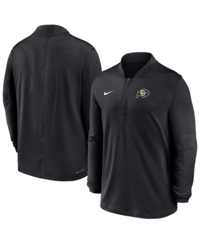 Мужская толстовка Nike Black Colorado Buffaloes Dri-FIT Half-Zip Pullover Hoodie