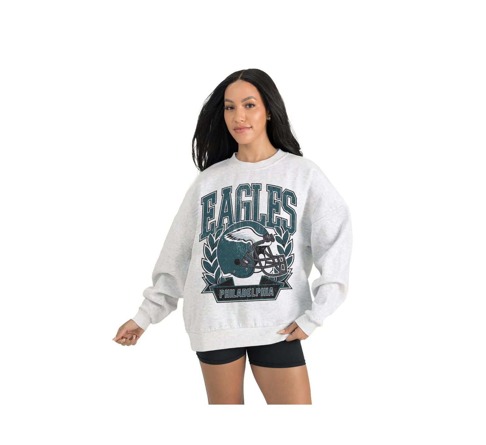 Женский серый флисовый свитшот Gameday Couture Philadelphia Eagles Heritage Premium