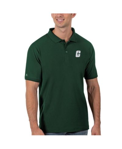 Antigua футболка мужская Green Charlotte 49ers Legacy Pique Polo