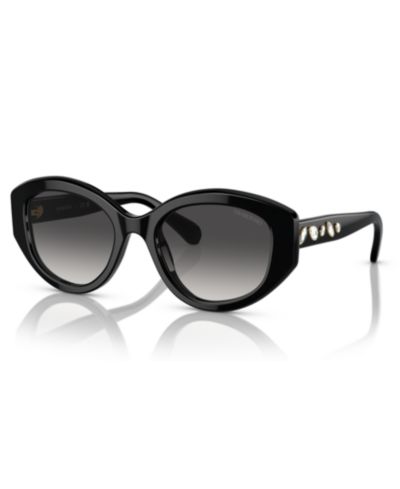 Swarovski Женские солнцезащитные очки с градиентом кристаллов Geometric SK6005