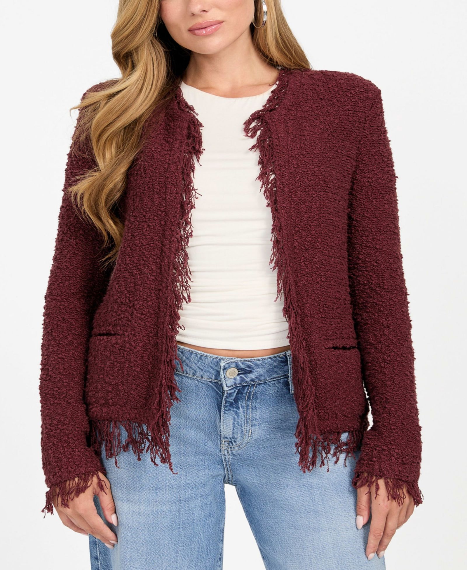 GUESS Женский жакет Kaesi Boucle