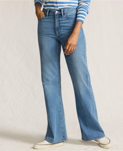 Джинсы Lands' End Women's Soft Denim High Rise Classic Flare