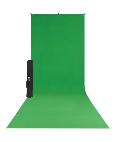 Комплект фона Westcott 5x12' X-Drop Wrinkle-Resistant Backdrop, Chroma-Key Green Sweep