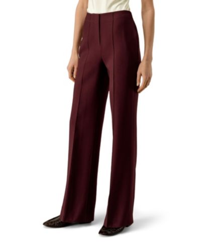 Женские брюки LILYSILK из шелково-шерстяного твиля клеш