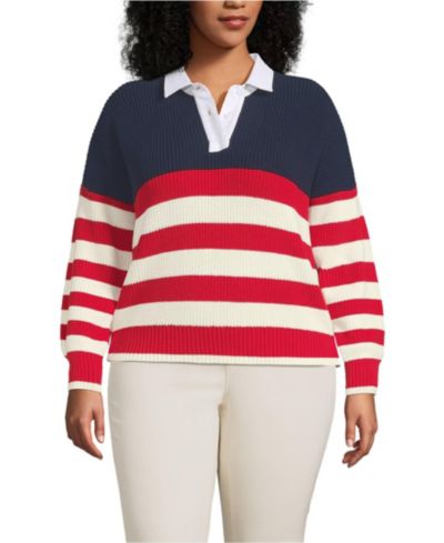Red/ivory american flag