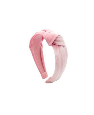 Детской бархатная повязка на голову Bits & Bows Pink Knot