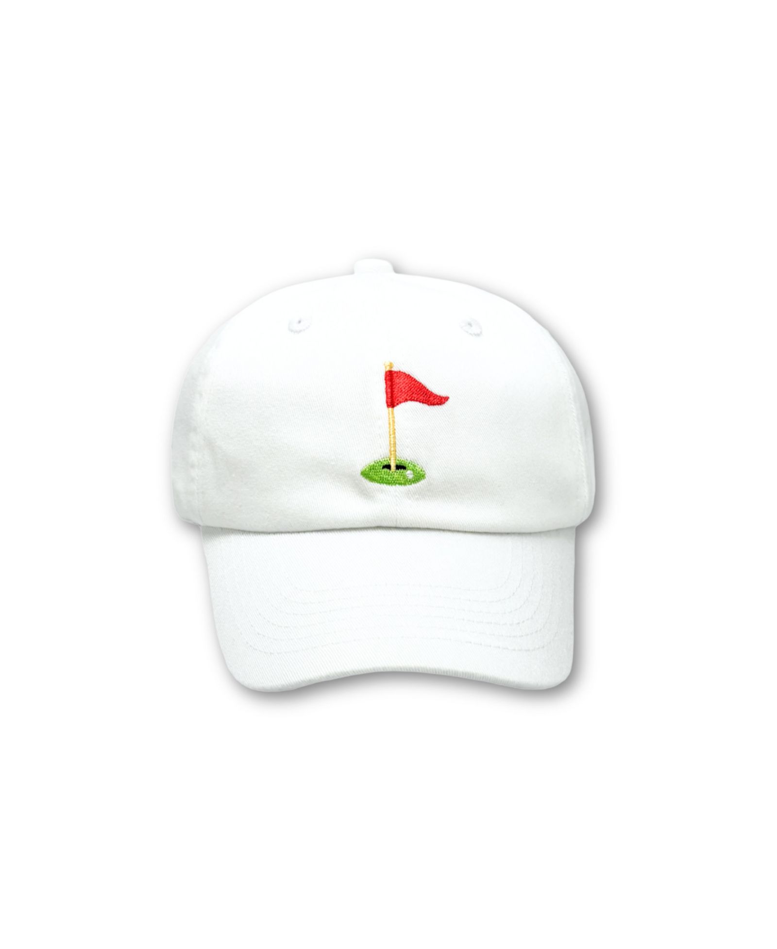 Бейсболка Bits & Bows Golf Flag для мальчиков, белая