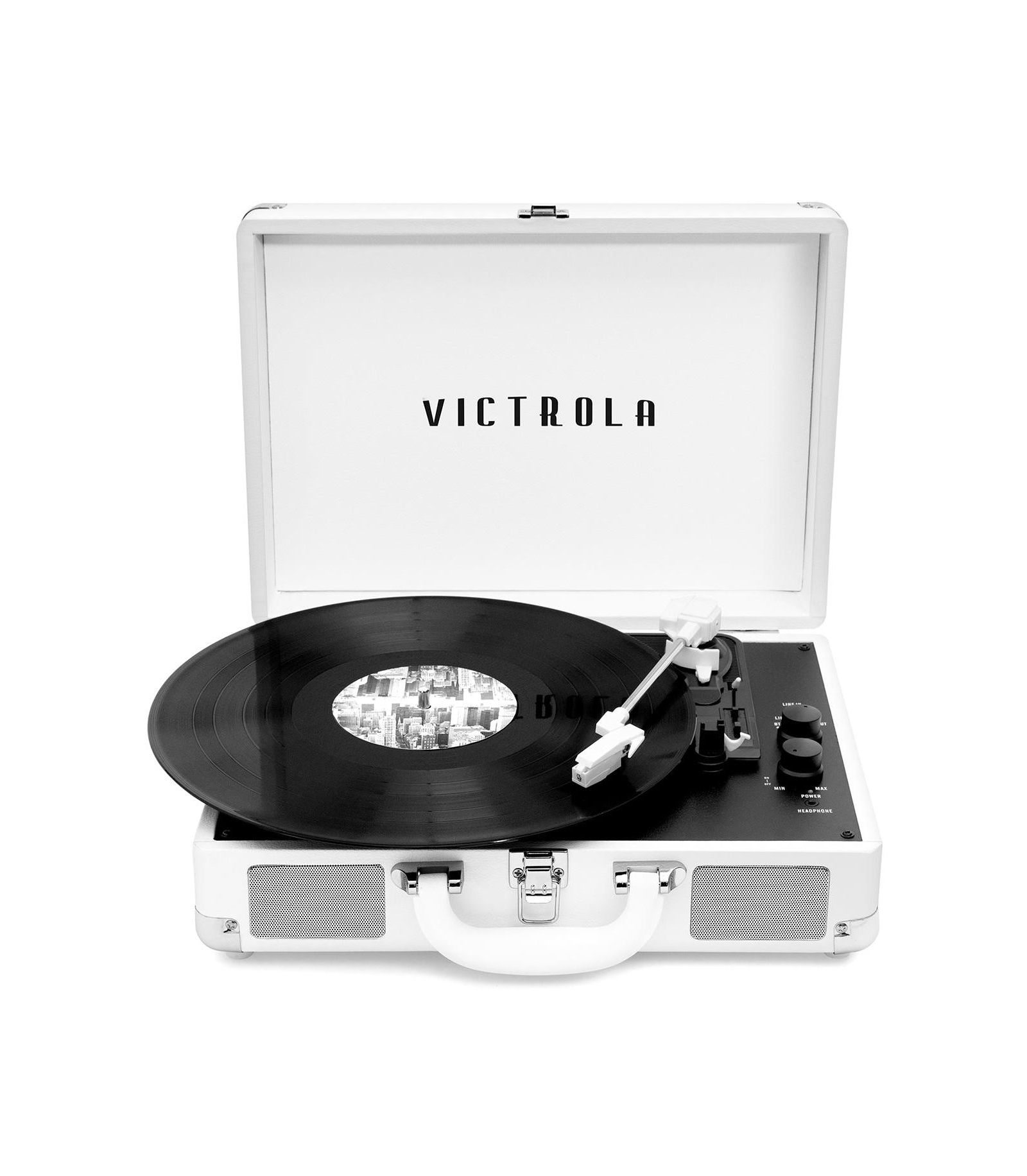 Journey+ Bluetooth Suitcase Record Player Journey+ Bluetooth Suitcase Record Player (White)