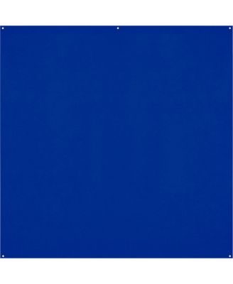 Фон Westcott 8' x 8', устойчивый к складкам, королевский синий/хрома-кей синий