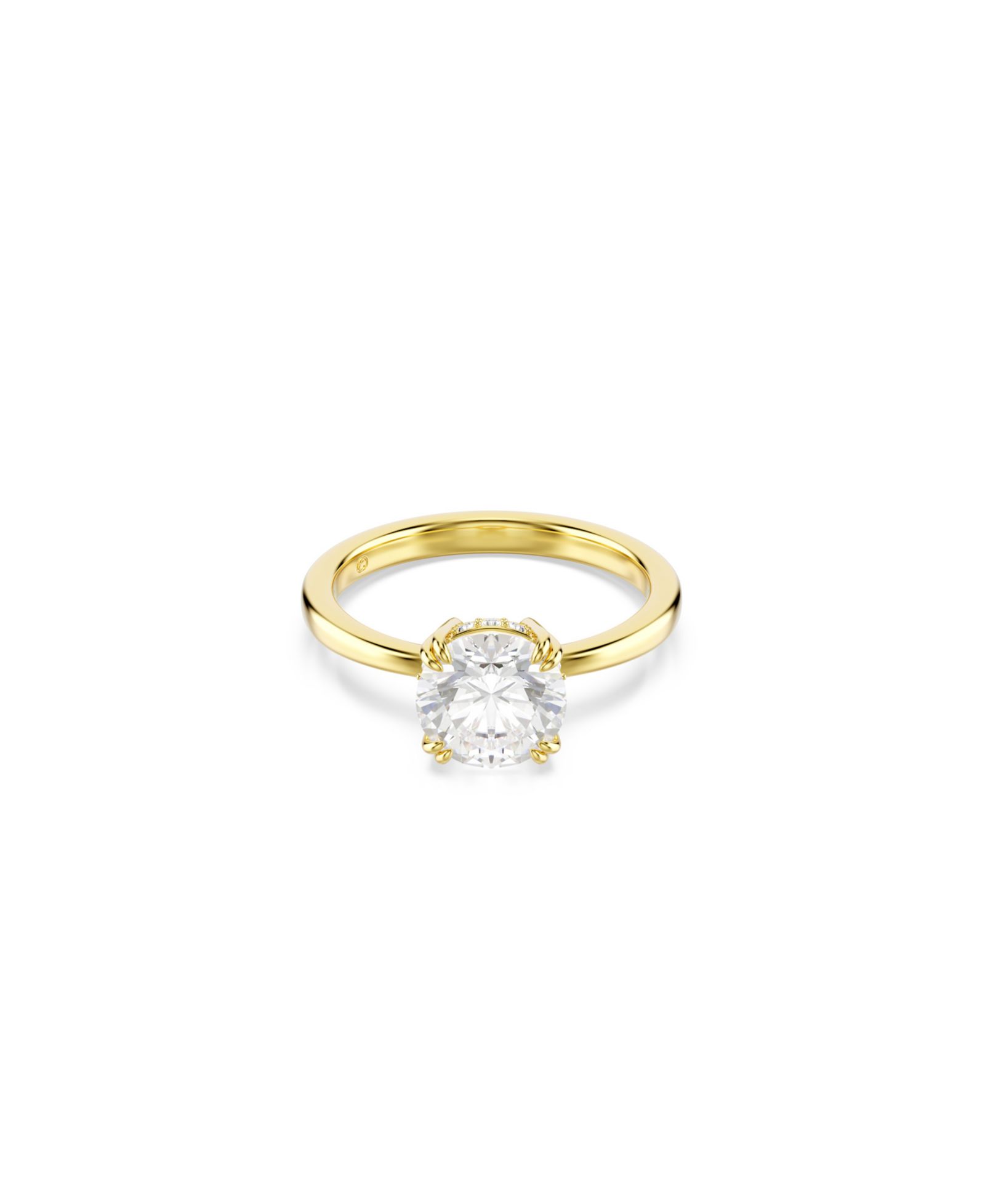 Swarovski Stilla Attract Коктейльное кольцо с золотым напылением