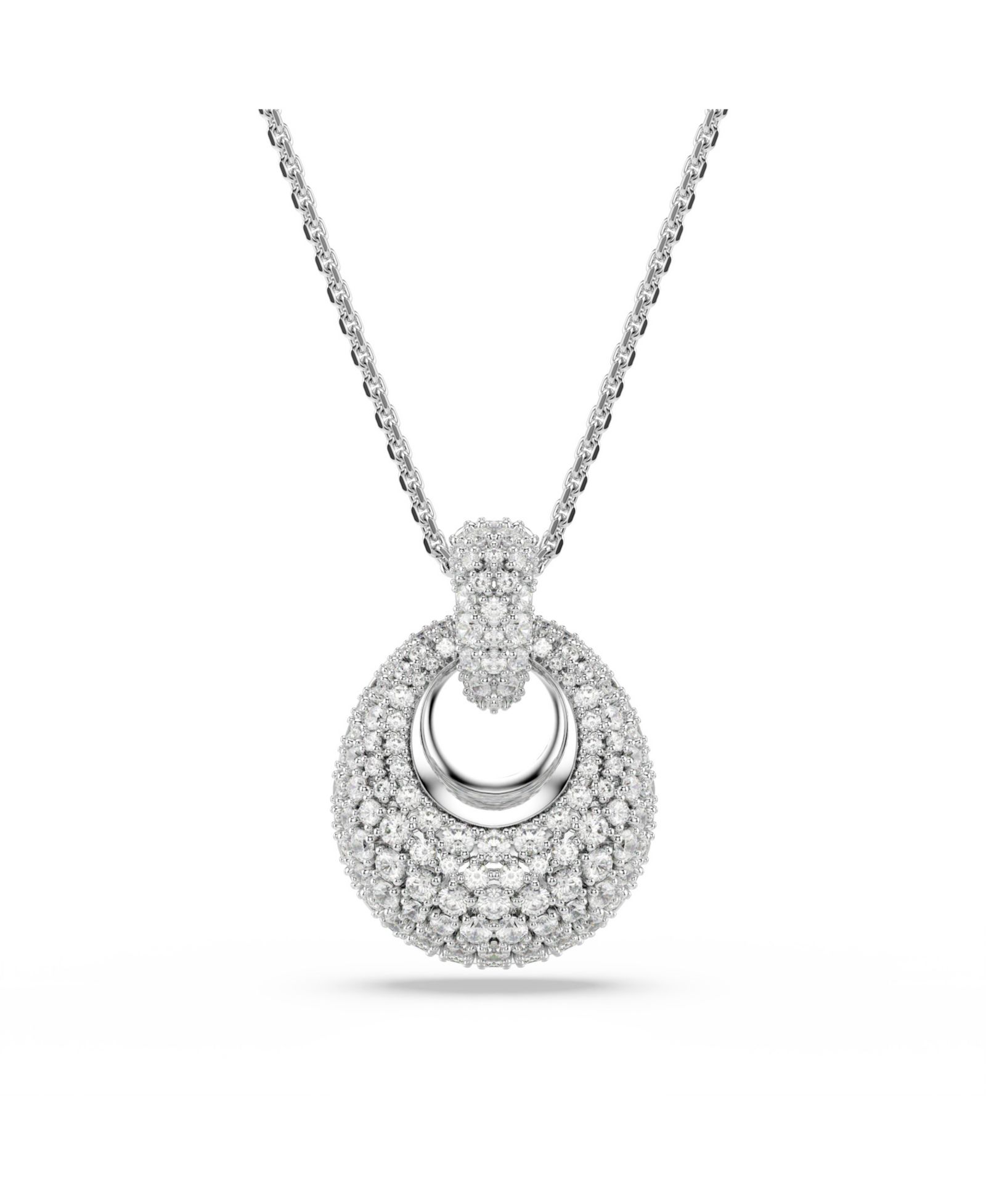 Swarovski Sublima Rhodium Plated Pendant Necklace