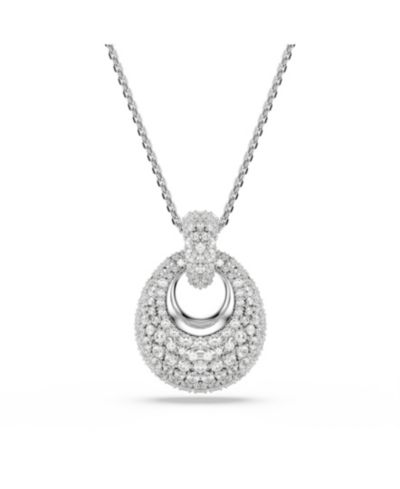 Swarovski Sublima Rhodium Plated Pendant Necklace