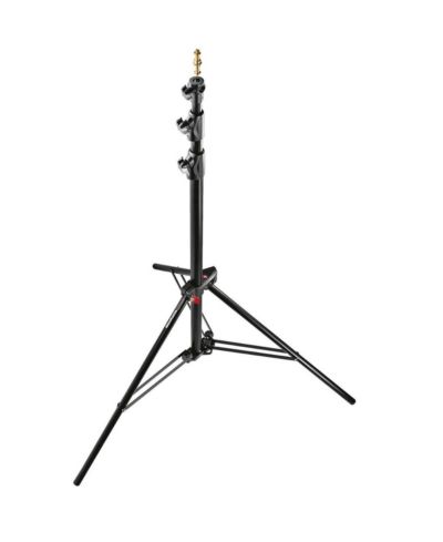 Manfrotto Стойка осветительная алюминиевая 107" Air Cushioned, 3 секции, 2 подъема, черная