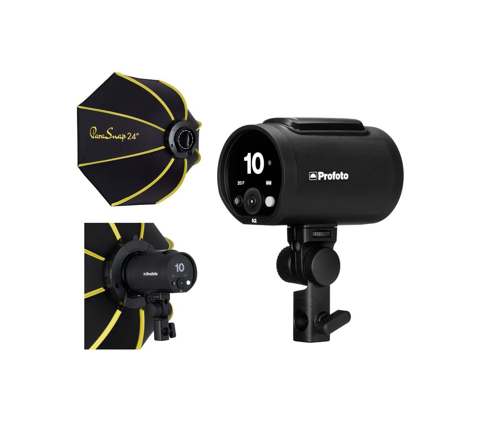 Вспышка Profoto A2 The Little Big Off Camera Flash Head с софтбоксом 24" ParaSnap Octa
