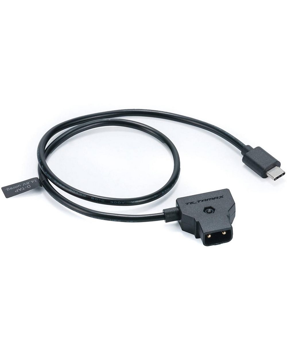 Силовой кабель Tilta 19.7" P-Tap to USB-C для мотора фокусировки Nano II Follow Focus