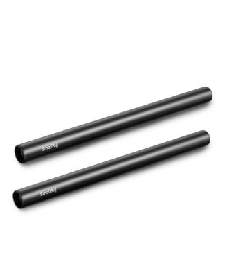SmallRig 15mm , M12 Thread, Black Aluminum Alloy Rod Pair