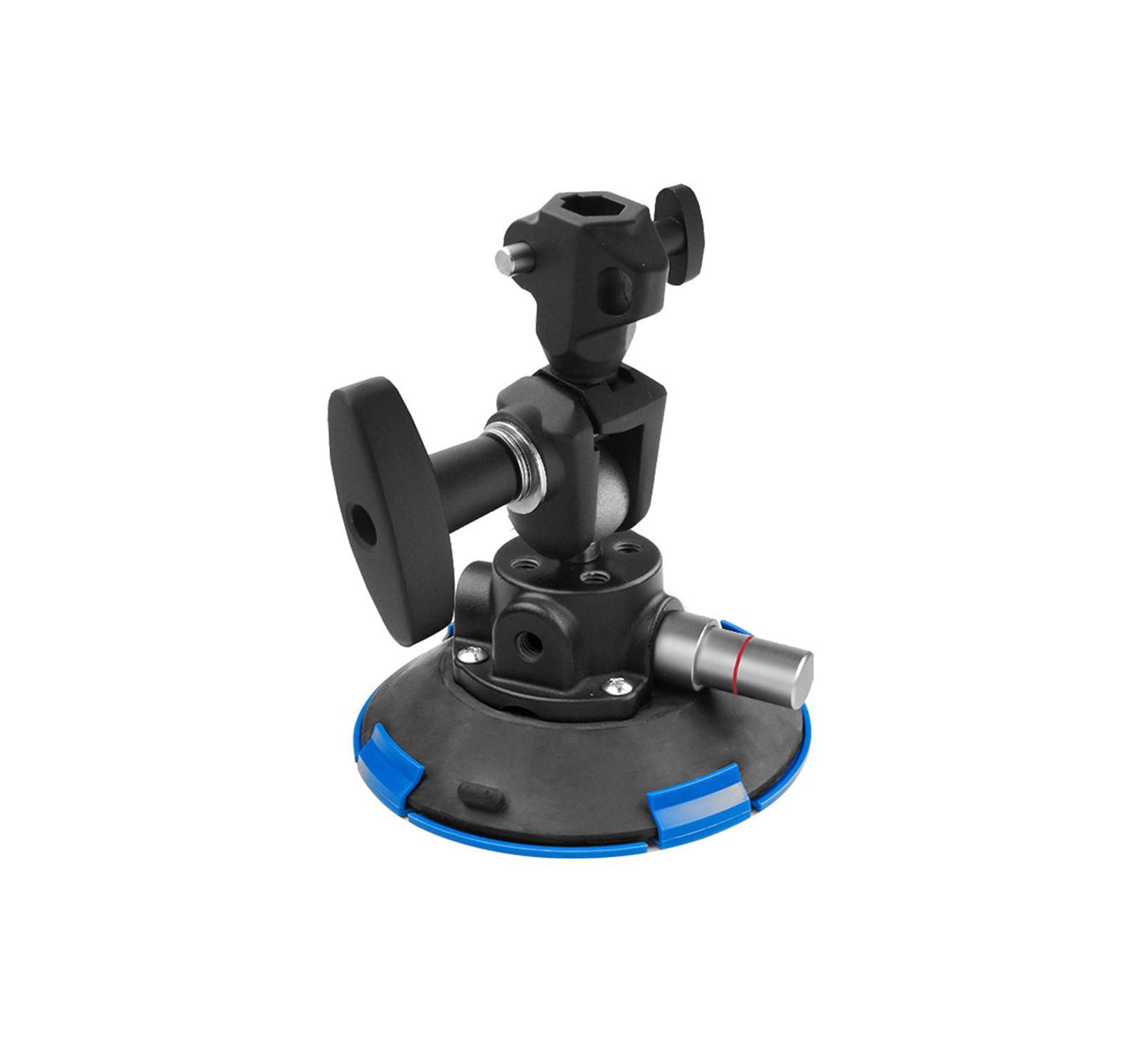 Kupo 6" Metal Pump Suction Cup with 5/8" Swivel Baby Receiver Mount for Cameras and Lights