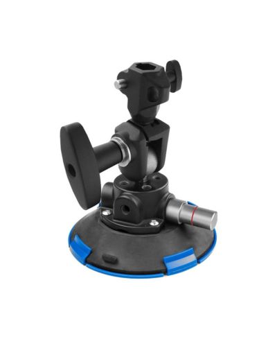 Kupo 6" Metal Pump Suction Cup with 5/8" Swivel Baby Receiver Mount for Cameras and Lights