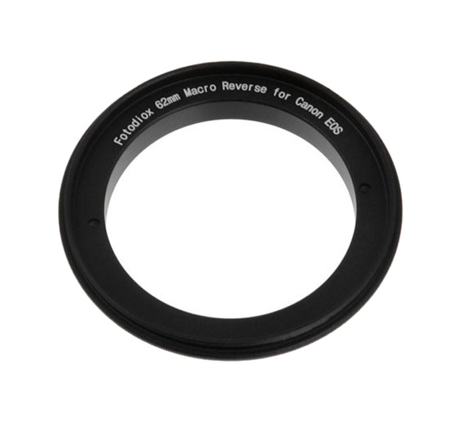 Адаптер Fotodiox 62mm Filter Thread Macro Reverse Mount Ring for Nikon F Mount SLR Camera Body