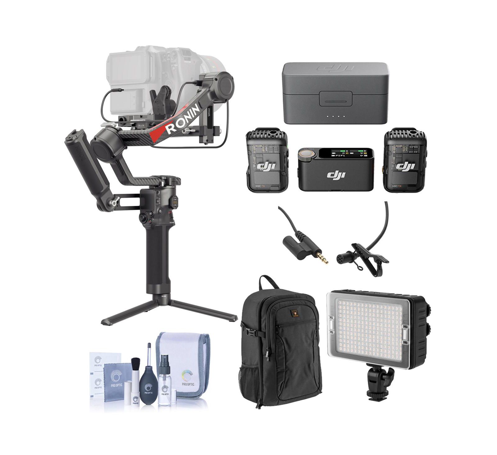 DJI RS 4 Pro Combo, Bundle with Complete Camera Kit