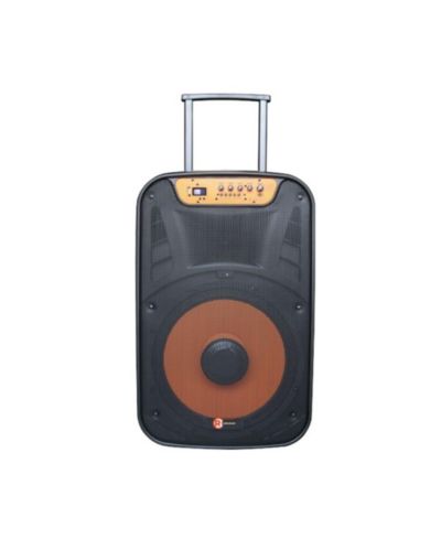 RadioShack портативная акустическая система Party Tower 120W, 15 дюймов, с подсветкой, FM-радио, аккумулятором и колесами, 4001945