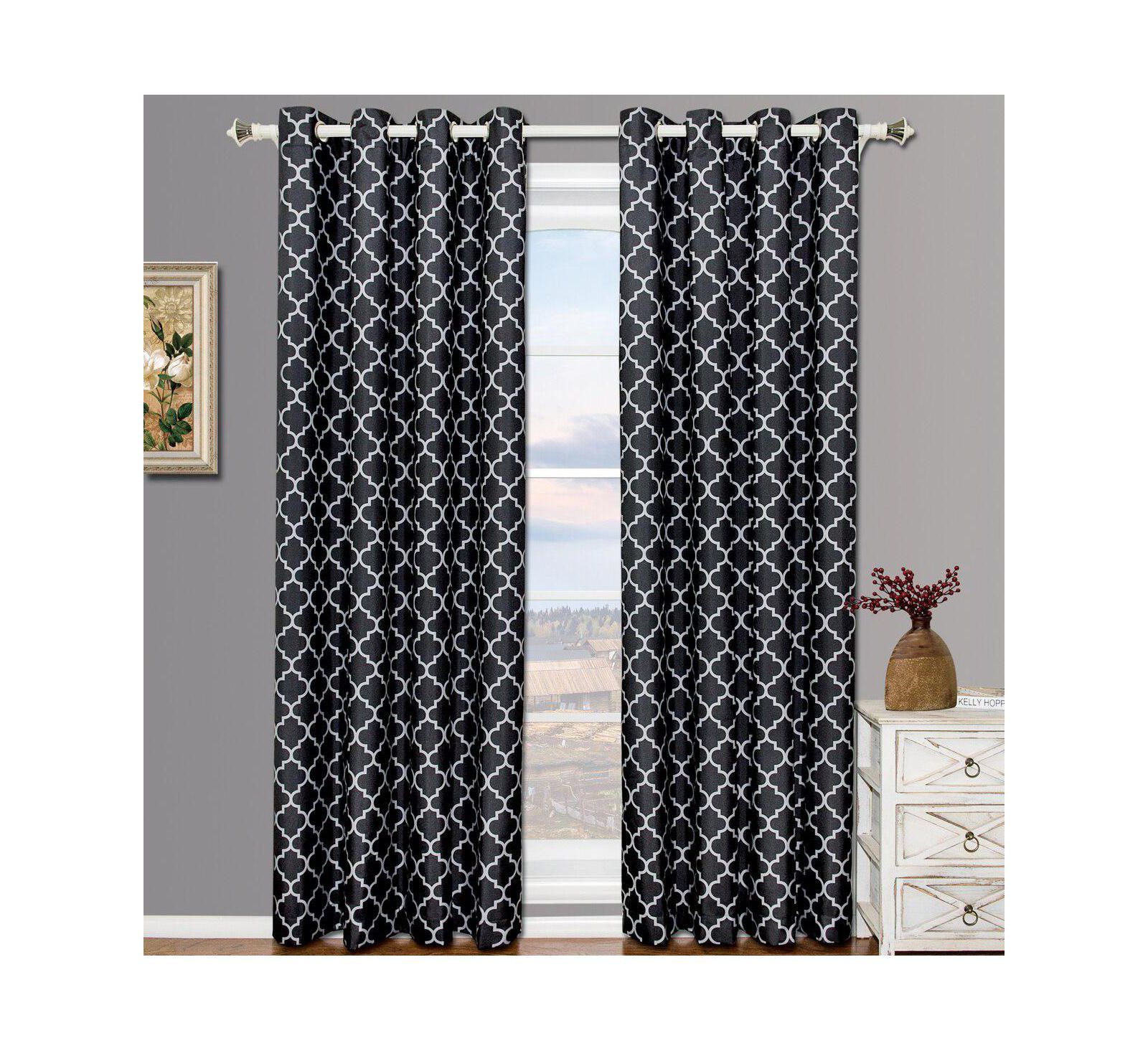 Egyptian Linens Комплект из 2 штор Meridian Room Darkening Thermal Insulated