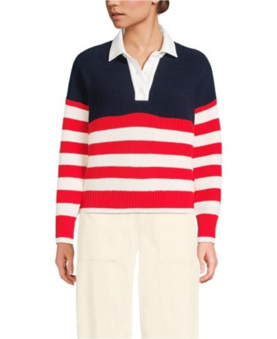 Red/ivory american flag