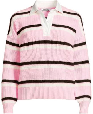 Sea salt pink/ivory stripe