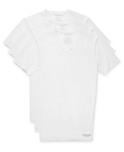 Мужская футболка Tommy John Luxe Modal V-Neck Stay-Tucked 3-Pack
