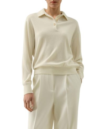 LILYSILK Women's Baby Cashmere Polo Shirt