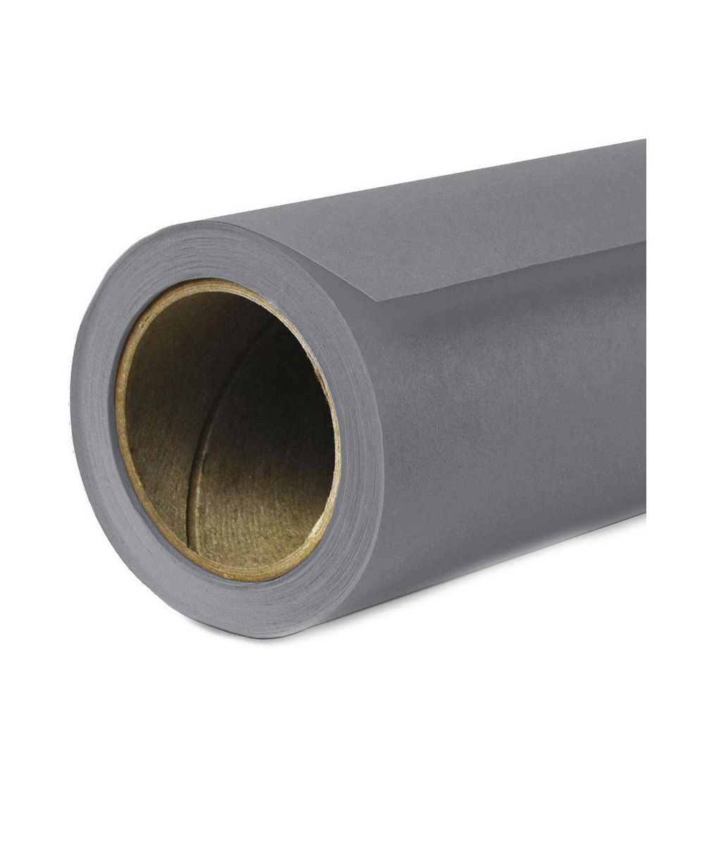 Savage 53"x36' Widetone Seamless Background Paper - Smoke Gray, Single