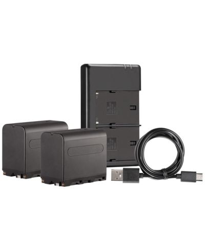 Аккумулятор Westcott 2x L-Series NP-F970 7.4V 6600mAh Lithium-Ion с двойным зарядным устройством