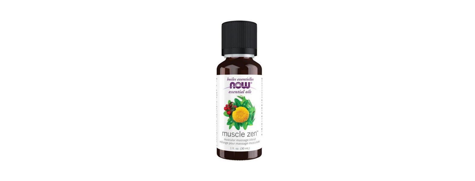Now Foods Muscle Zen смесь масел, 1 Oz