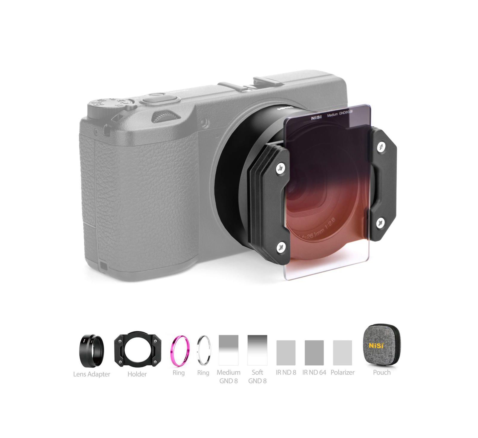 Nisi Compact Filter System Master Kit 360-Degree Rotation for Ricoh GR3x