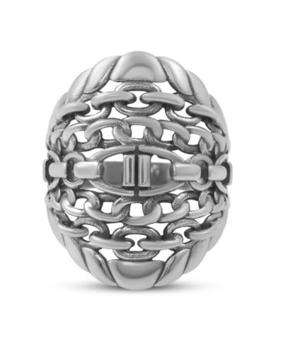 American West Jewelry Серебряное кольцо-цепочка Stirrup, размер 5